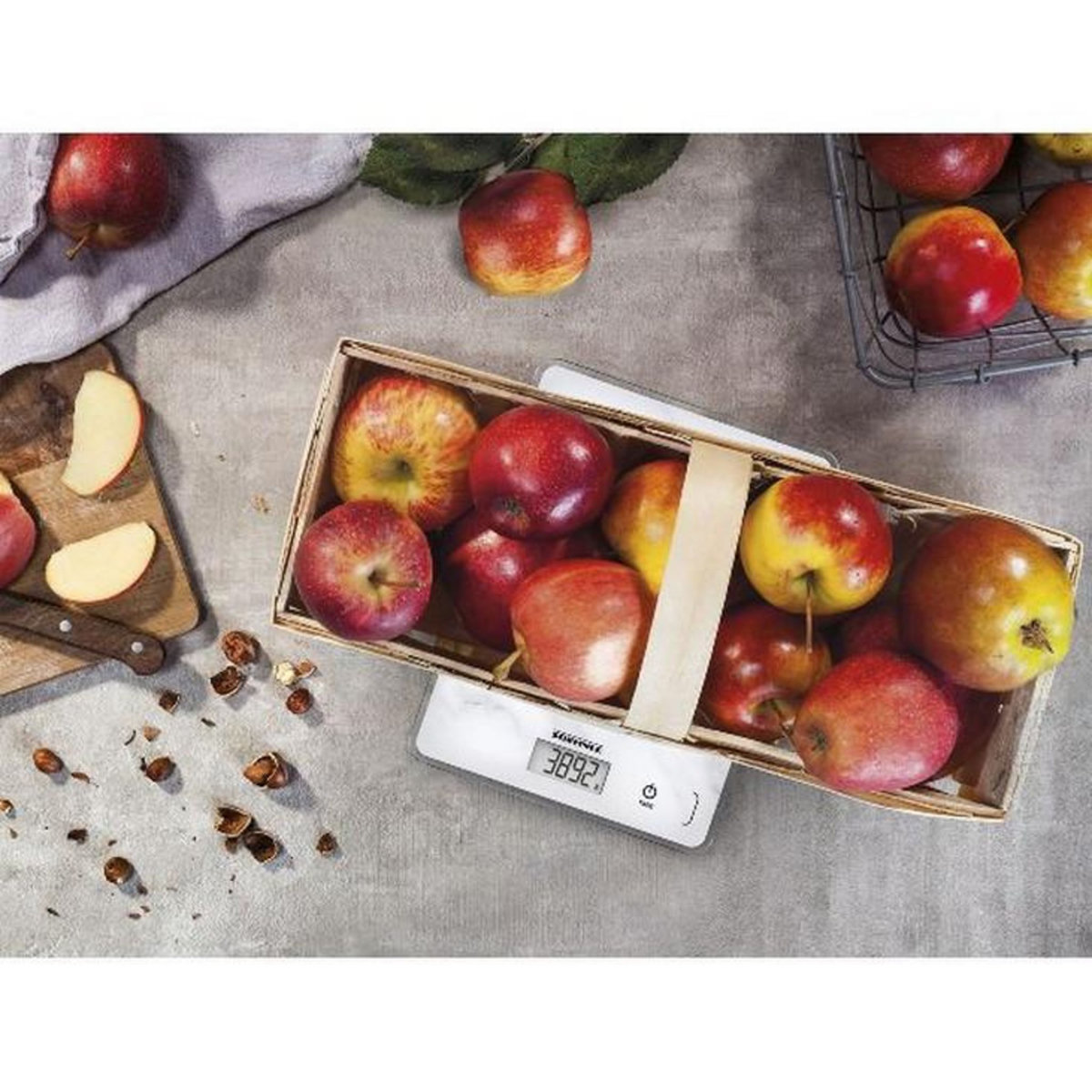 Soehnle Balance de cuisine électronique 5kg-1g blanc - 0861516