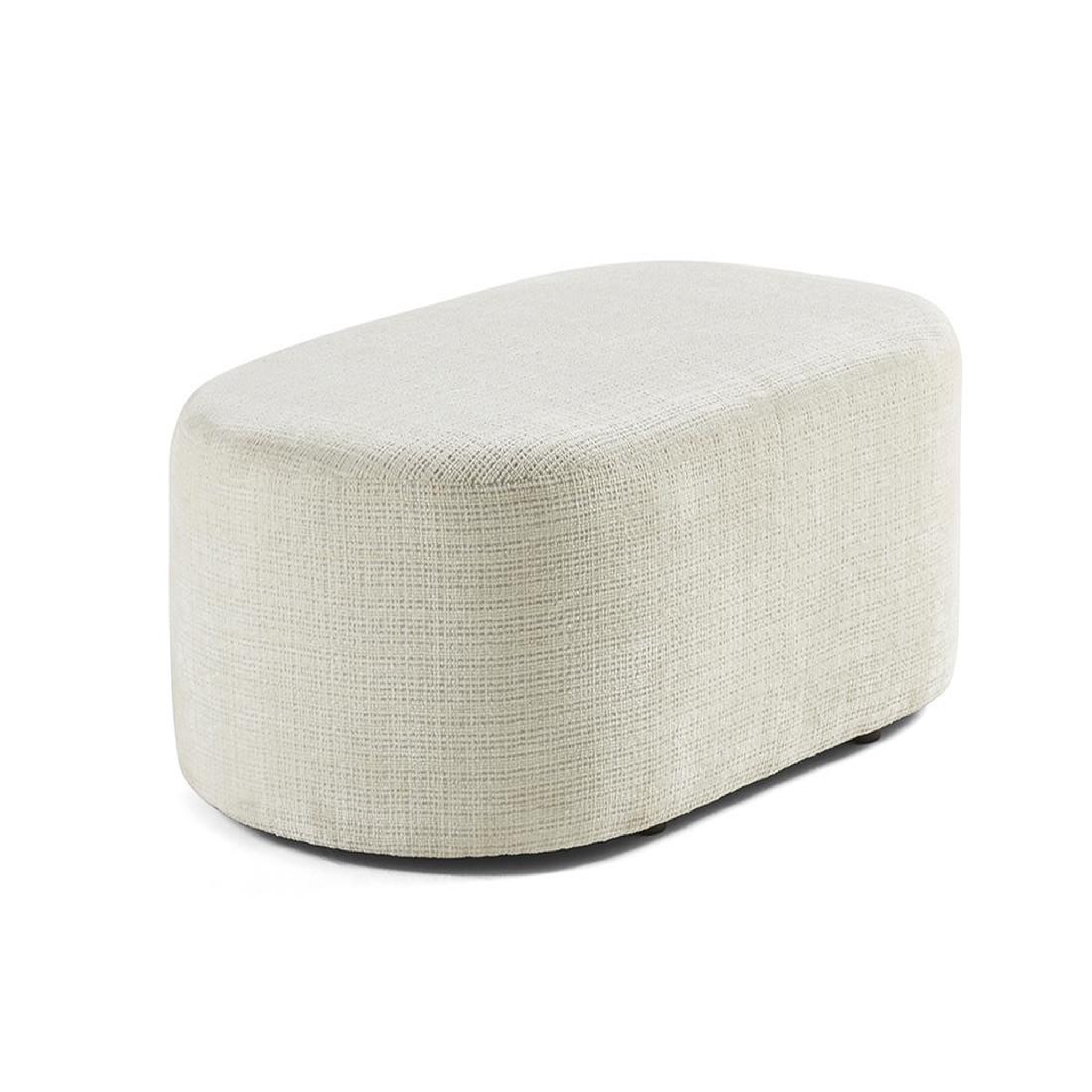 Voir la diapositive 3 : BEST MOBILIER Miro - pouf en velours texturé