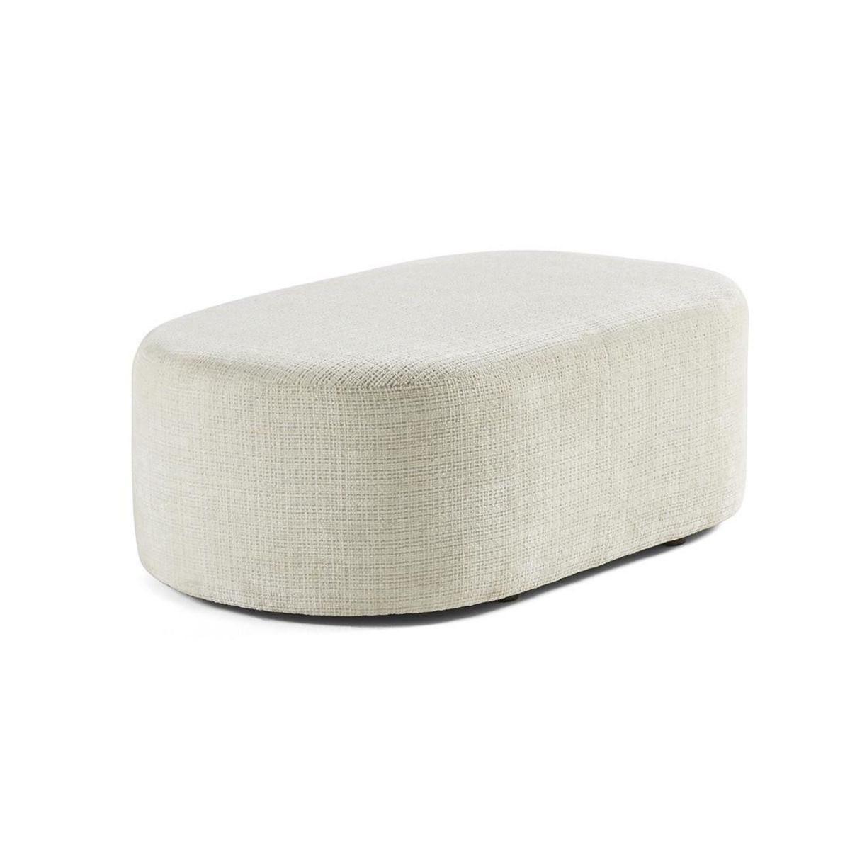 BEST MOBILIER Miro - pouf en velours texturé