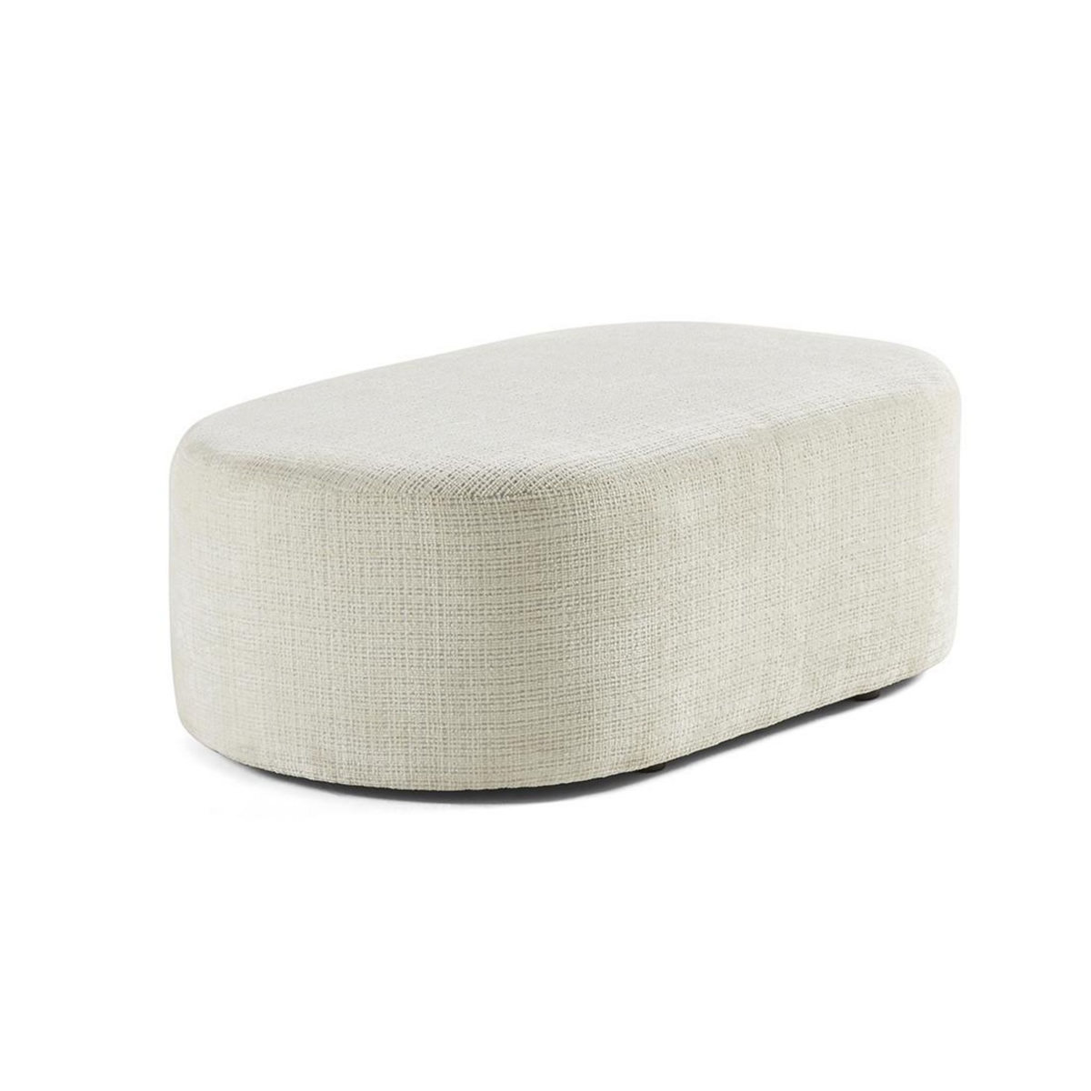 BEST MOBILIER Miro - pouf en velours texturé