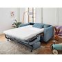 Voir la diapositive 3 : LISA DESIGN Owen - canapé 3 places convertible express couchage quotidien 140 cm matelas 12 cm en velours côtelé