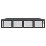 Voir la diapositive 4 : VIDAXL Tente de fete et 10 parois laterales en maille Anthracite 3x12m