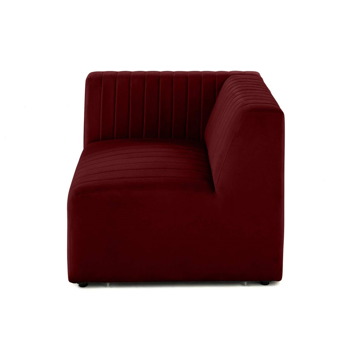 LISA DESIGN Nova - module d'assise gauche - en velours