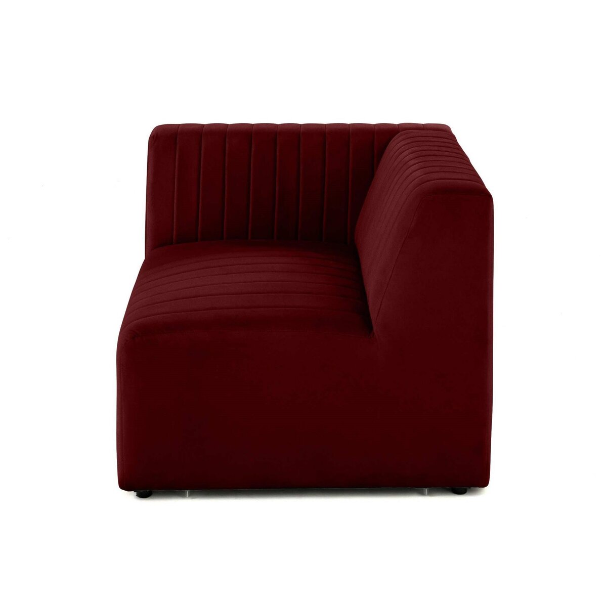 LISA DESIGN Nova - module d'assise gauche - en velours