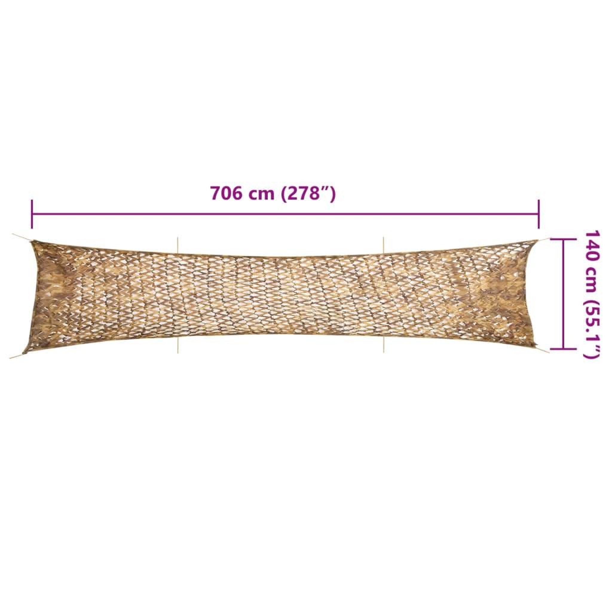 Voir la diapositive 6 : VIDAXL Filet de camouflage avec sac de rangement 706x140 cm sable