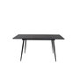 Voir la diapositive 5 : Paris Prix Table à Manger Extensible  Silar  120-160cm Noir