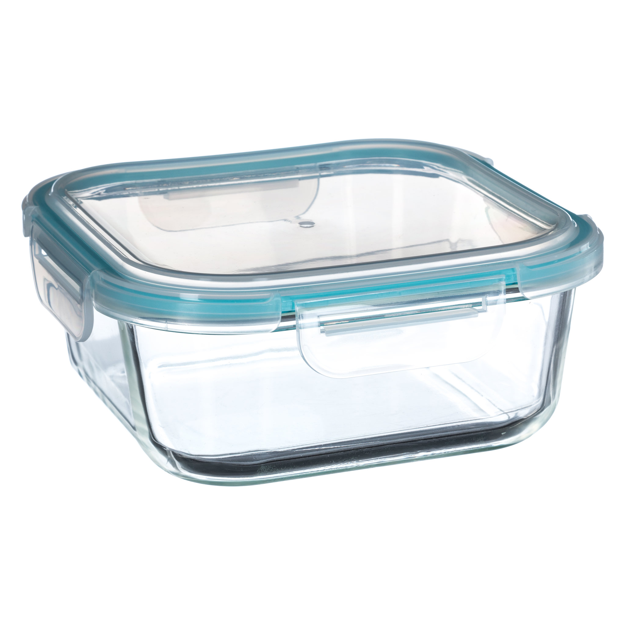 Voir la diapositive 1 : Boite verre carrrée CLIPEAT 1,18 L