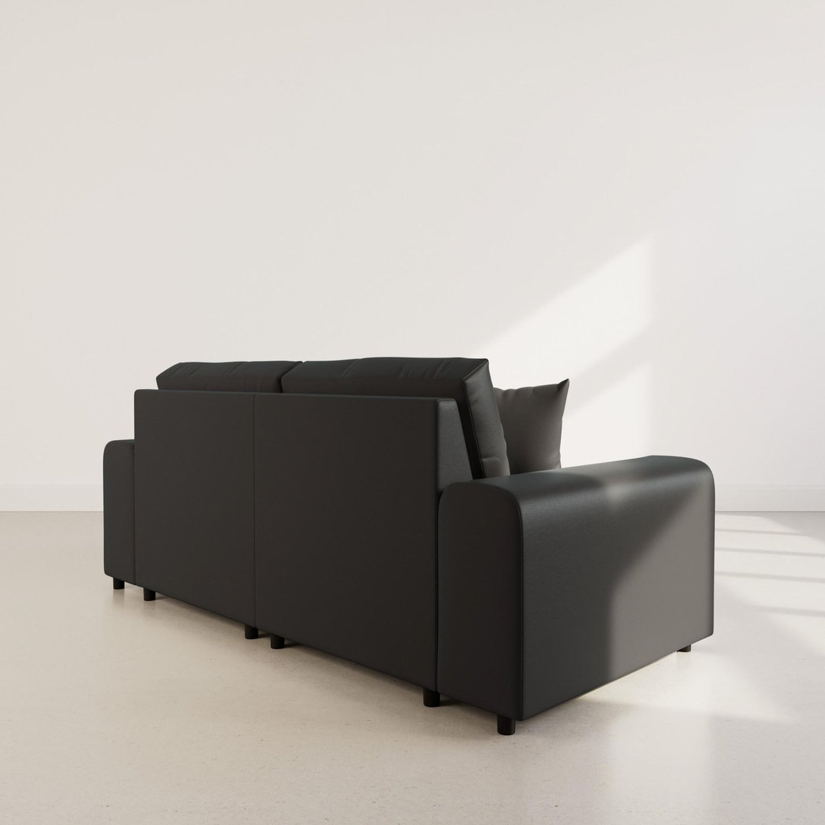 LISA DESIGN Garance - canapé d'angle réversible 4 places en simili