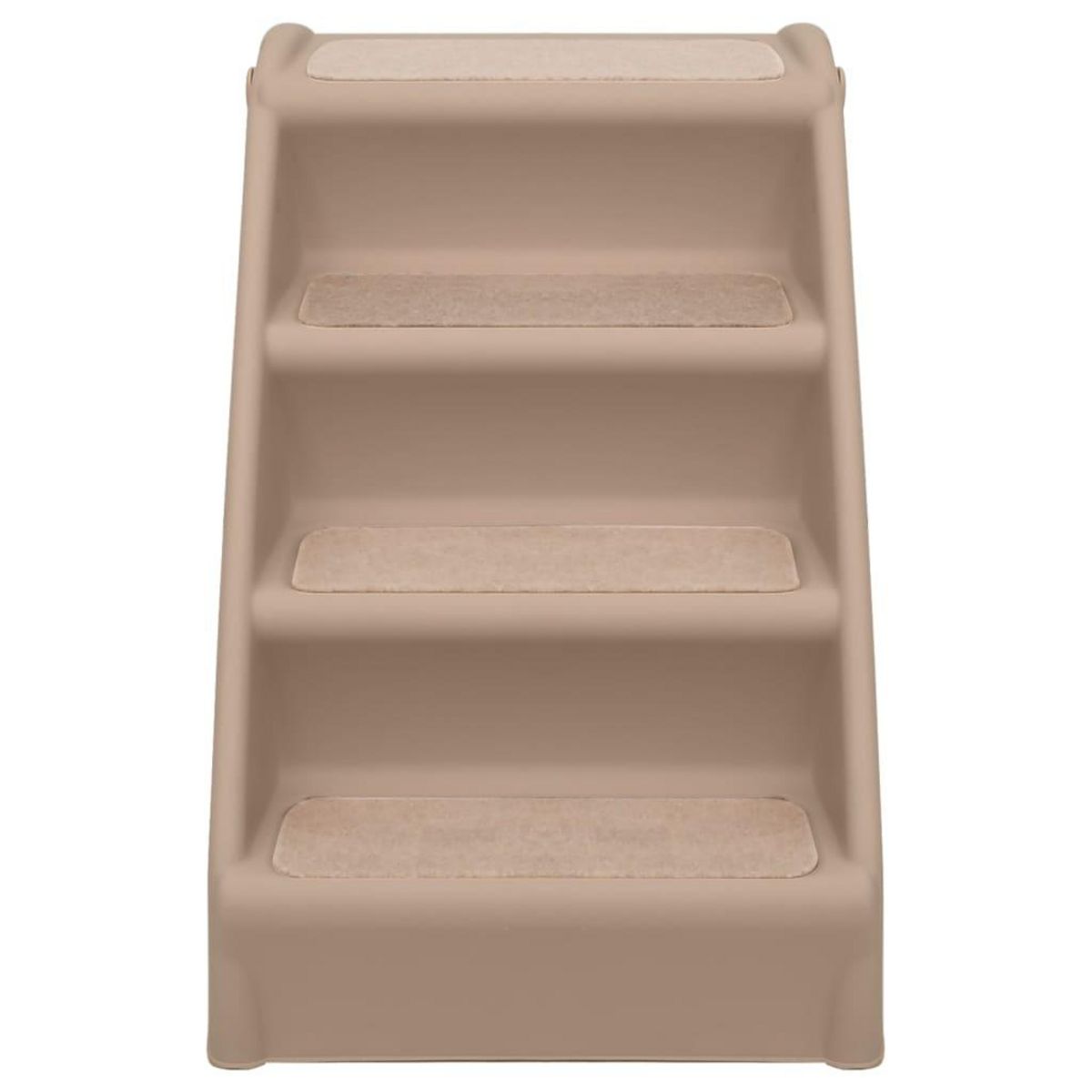 VIDAXL Escaliers pliables pour chiens Marron 62x40x49,5 cm