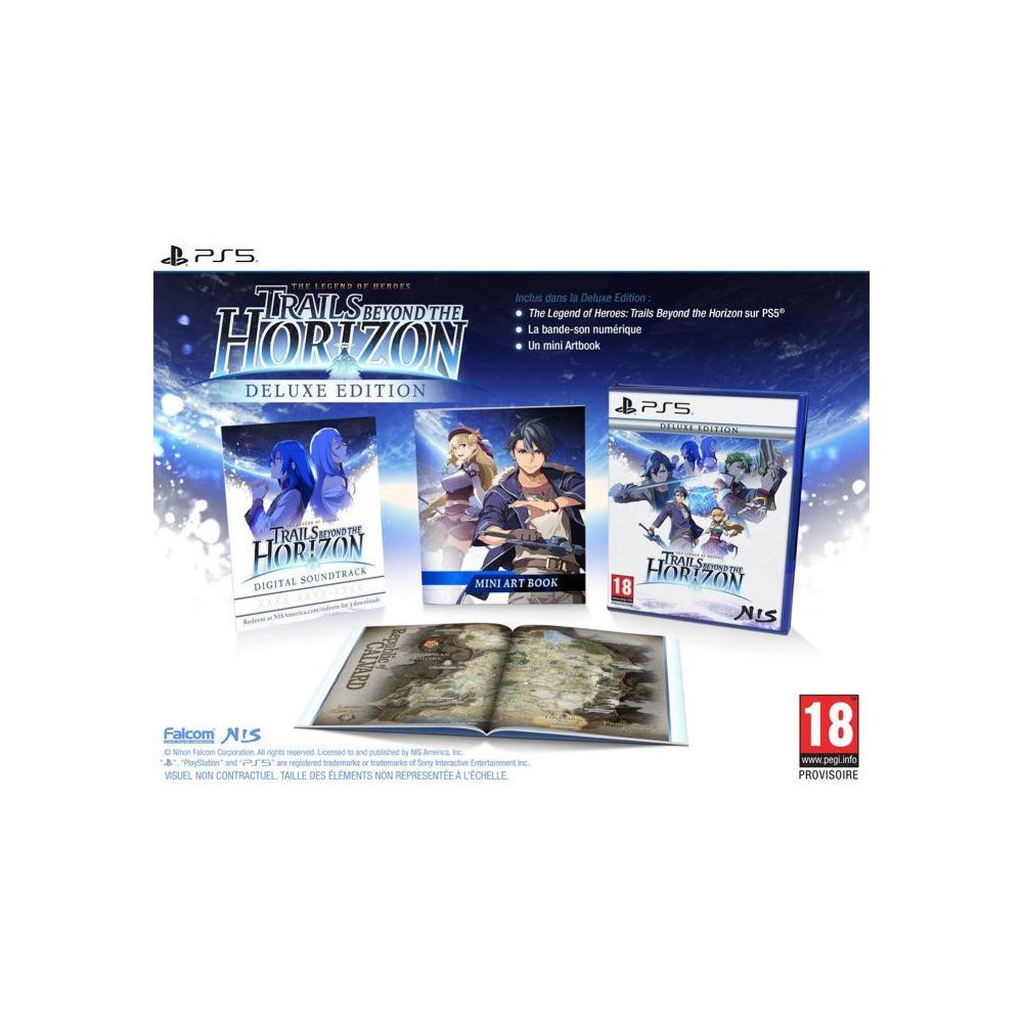 Voir la diapositive 2 : MICROIDS The Legend of Heroes : Trails Beyond the Horizon - Deluxe Edition - Jeu PS5
