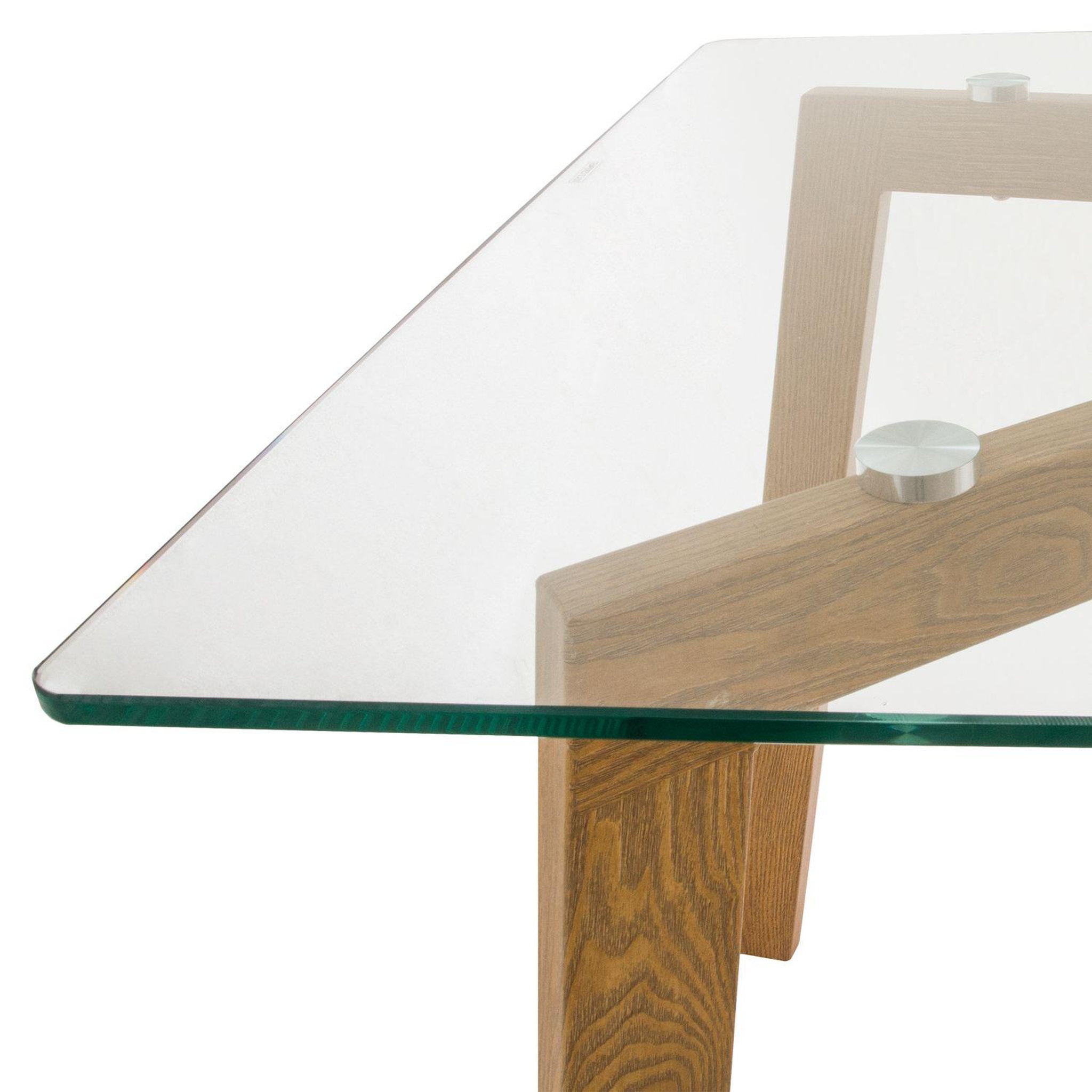 Voir la diapositive 3 : ATMOSPHERA Table à manger Taho pour 6 personnes en verre - Transparente
