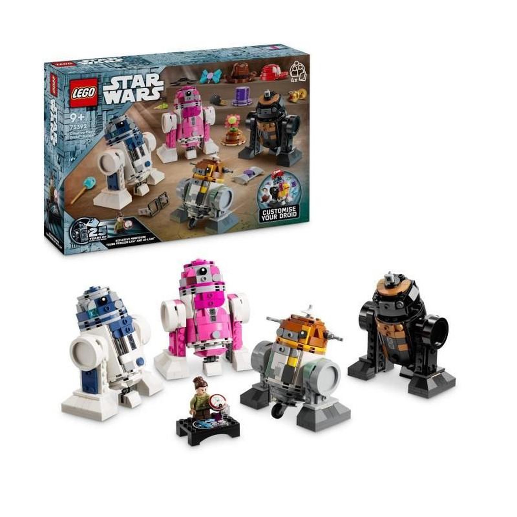 LEGO LEGO Star Wars 75392 La Fabrique de Droides Créative - Construisez votre Propre R2-D2