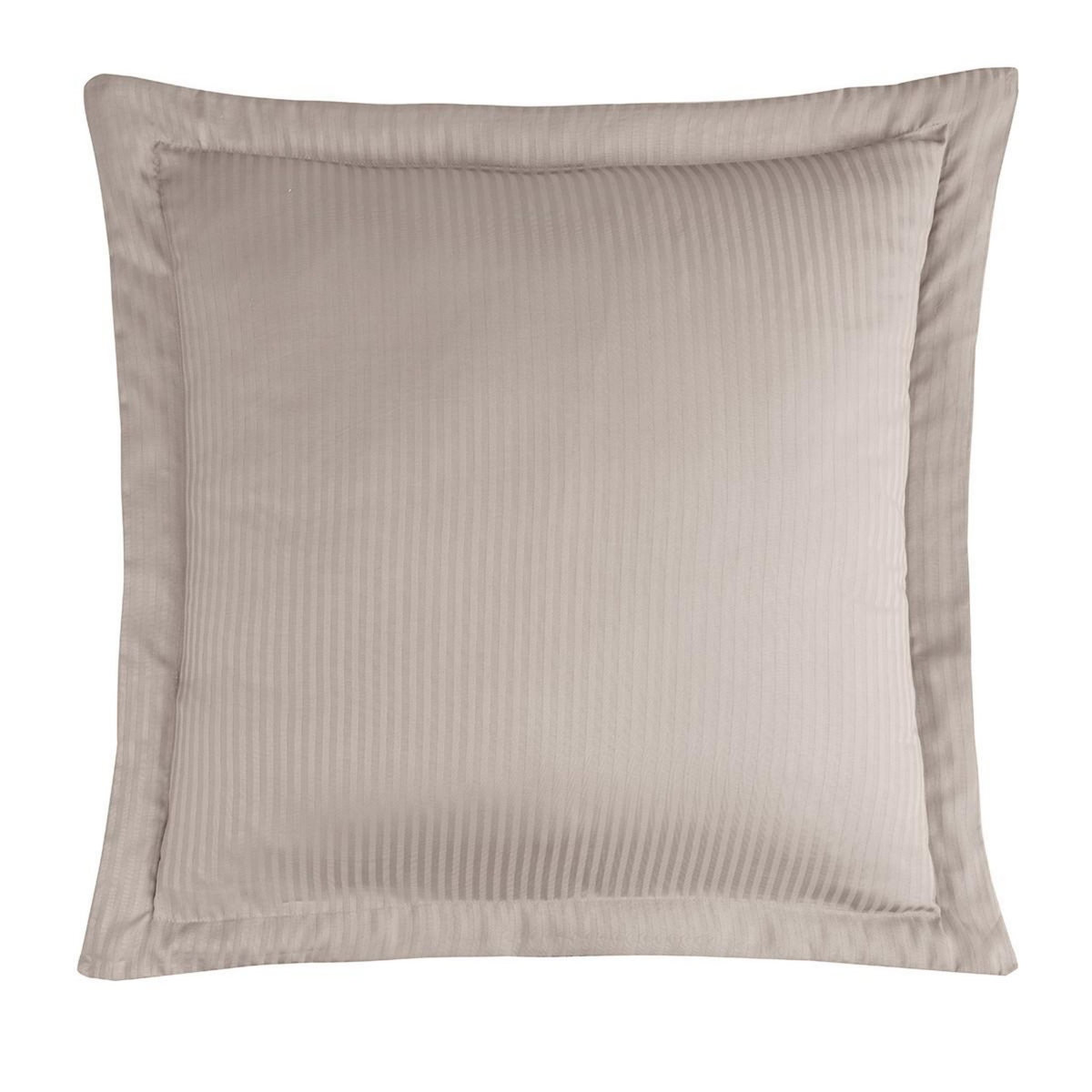 Sensei Maison Lot de 2 taies d'oreiller rayées en satin de coton 120 fils VERSALUXE