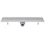 Voir la diapositive 5 : VIDAXL Drain de douche lineaire 2 pcs 630 x 140 mm Acier inoxydable