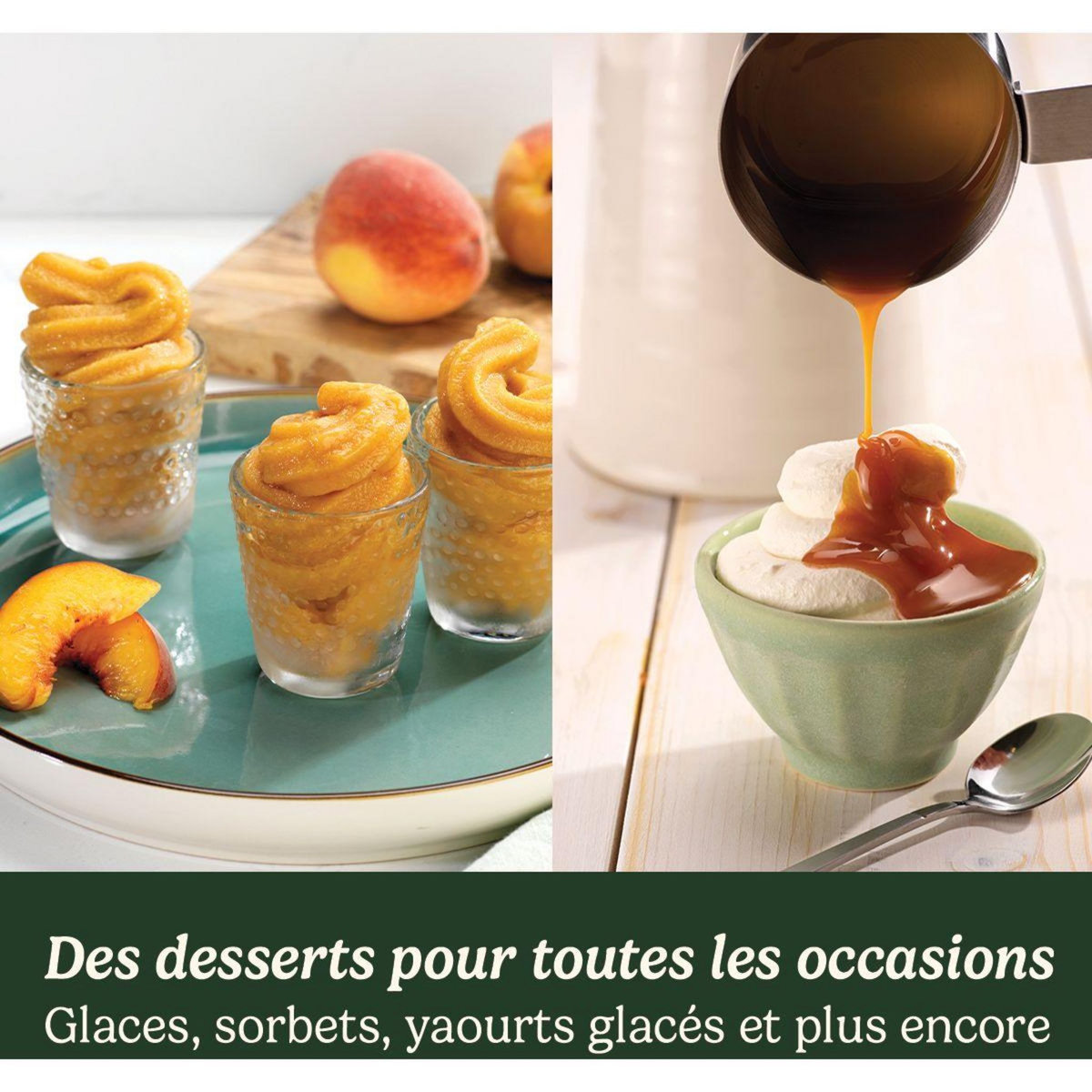 Cuisinart Sorbetière ICE48E glaces italiennes