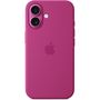 Voir la diapositive 2 : APPLE Coque iPhone 16 MagSafe Fuchsia silicone