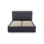 Voir la diapositive 5 : BEST MOBILIER Goyave - lit coffre - 140x190 - en tissu - sommier inclus