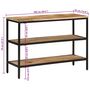 Voir la diapositive 6 : VIDAXL Table console 100x35x70 cm bois de manguier massif brut
