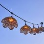 Voir la diapositive 4 : Lumisky Guirlande lumineuse raccordable FLOWER Marron Caoutchouc 6m