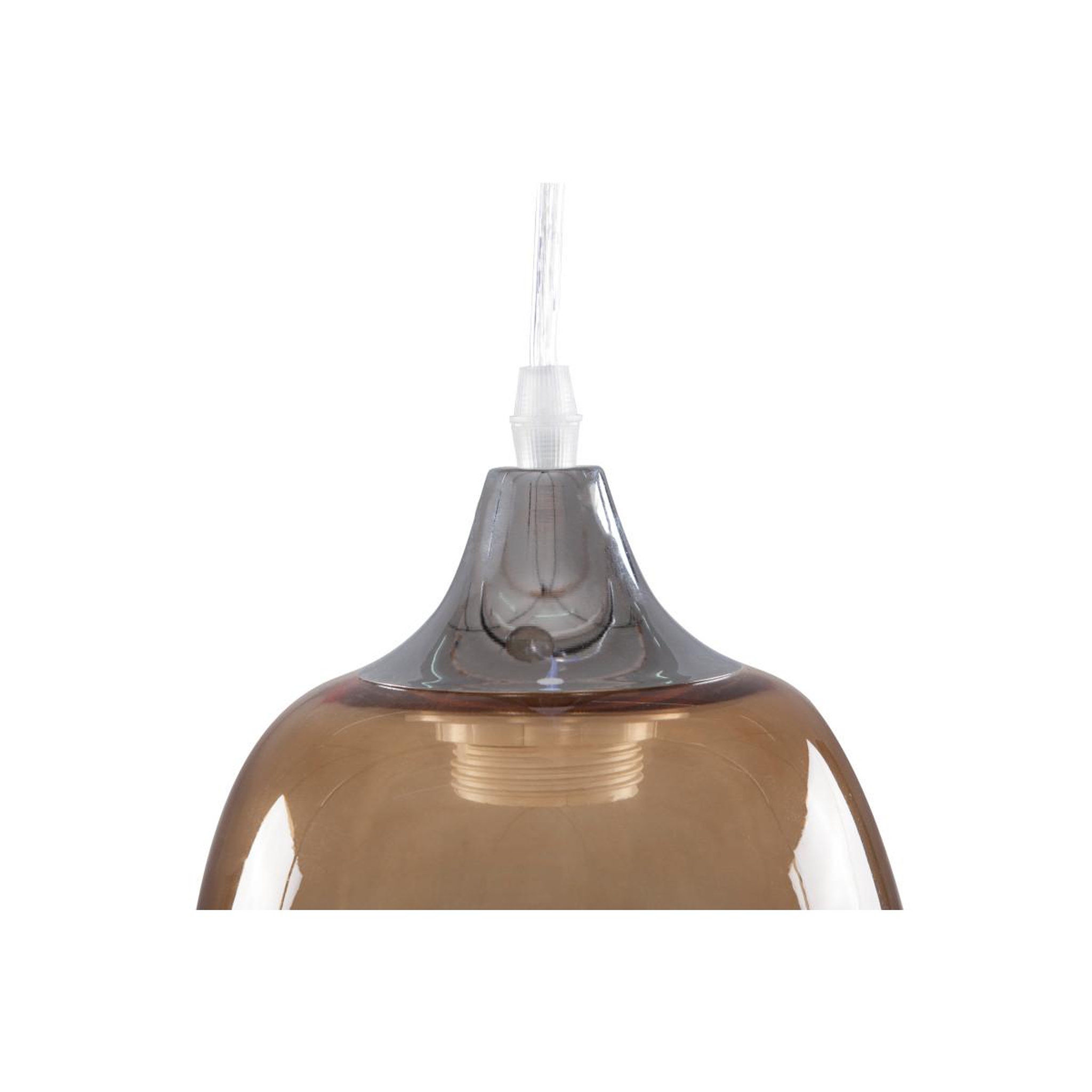 Voir la diapositive 2 : Paris Prix Lampe Suspension en Verre  Kari  36cm Jaune