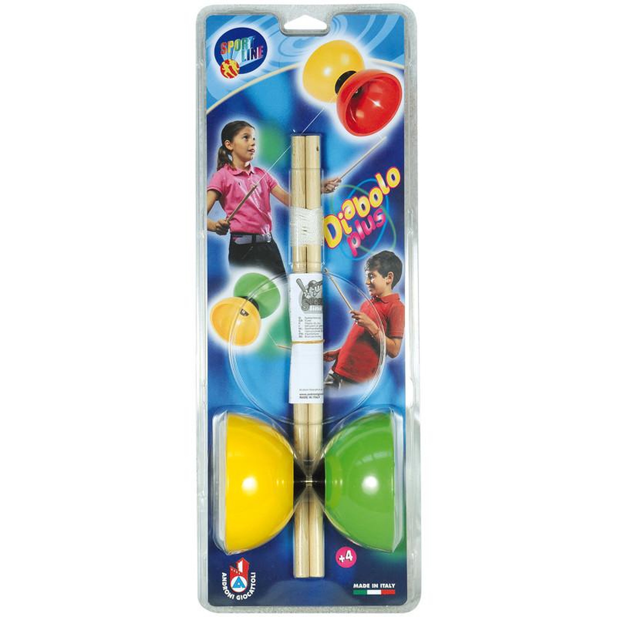 Voir la diapositive 2 : Androni Giocattoli DIABOLO MANCHE BOIS D11CM ASSORTIMENT Androni ANI7060 0000