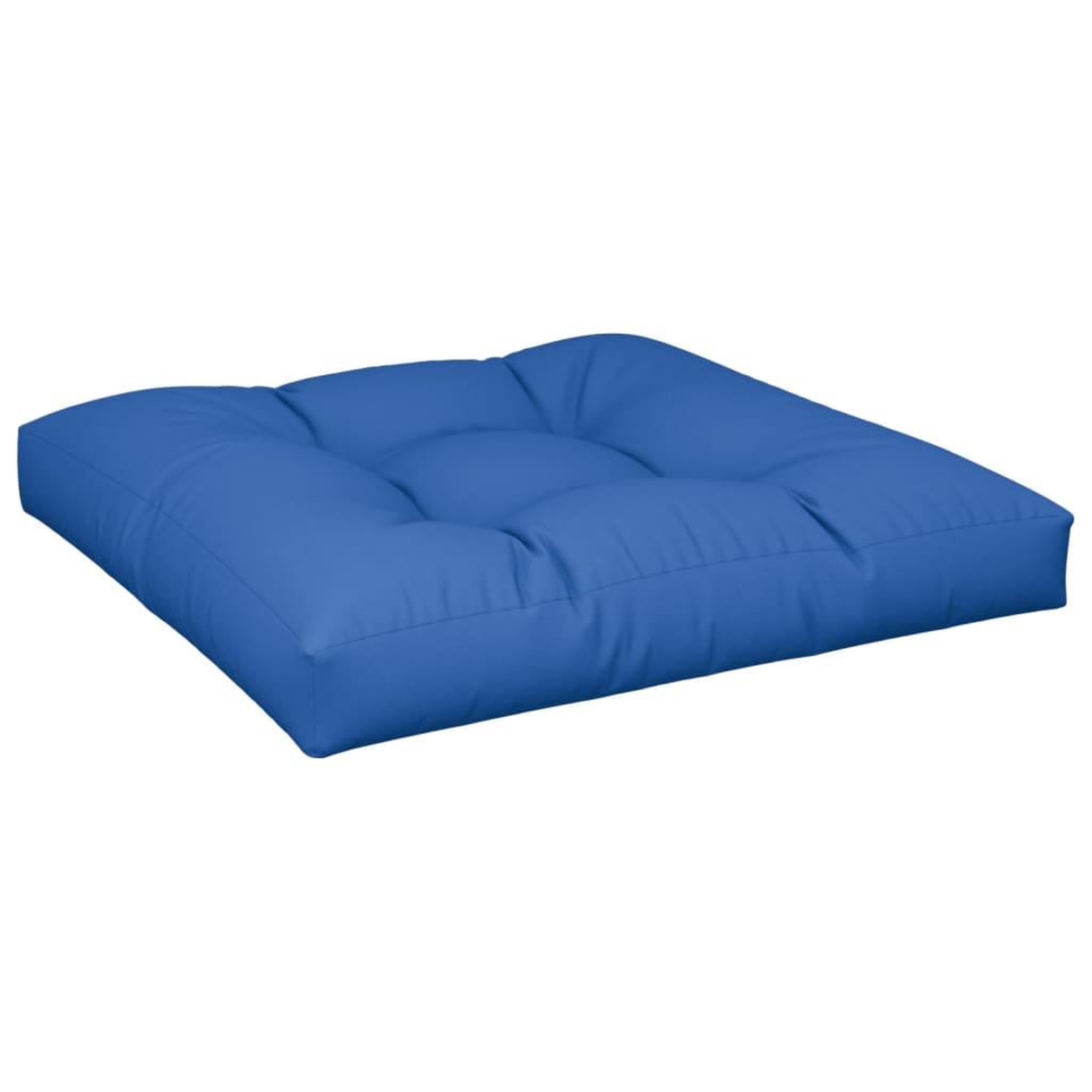 Voir la diapositive 2 : VIDAXL Coussin de palette bleu royal 80x80x12 cm tissu