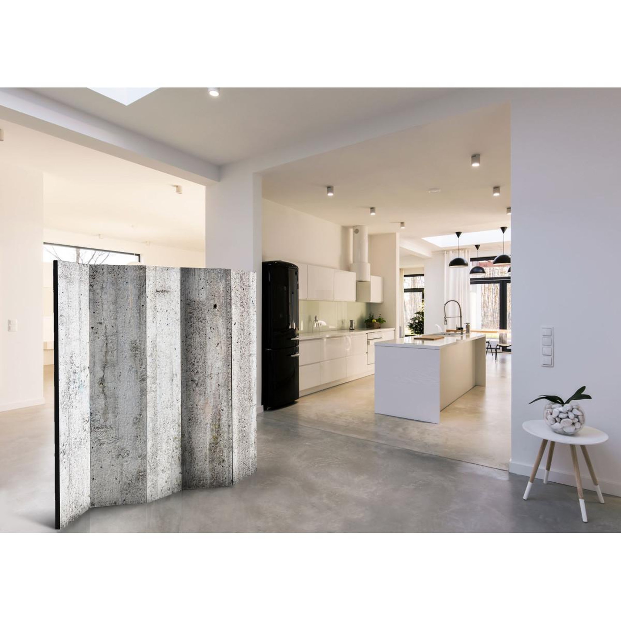 Voir la diapositive 2 : Paris Prix Paravent 5 volets  grey emperor  172x225cm