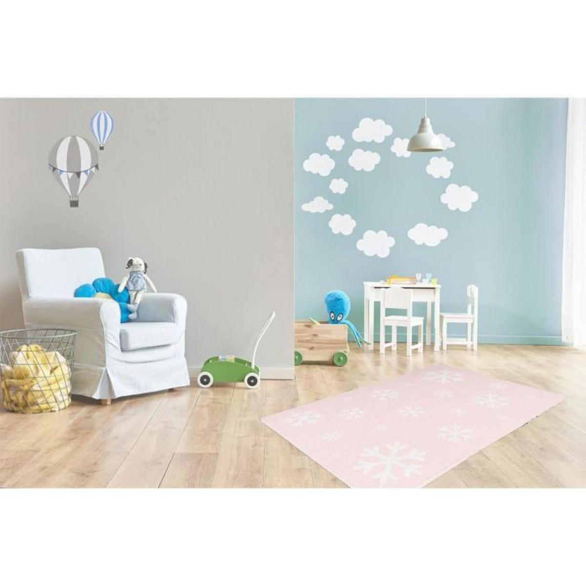 Paris Prix Tapis Enfant Imprimé  Bambini VIII  Rose