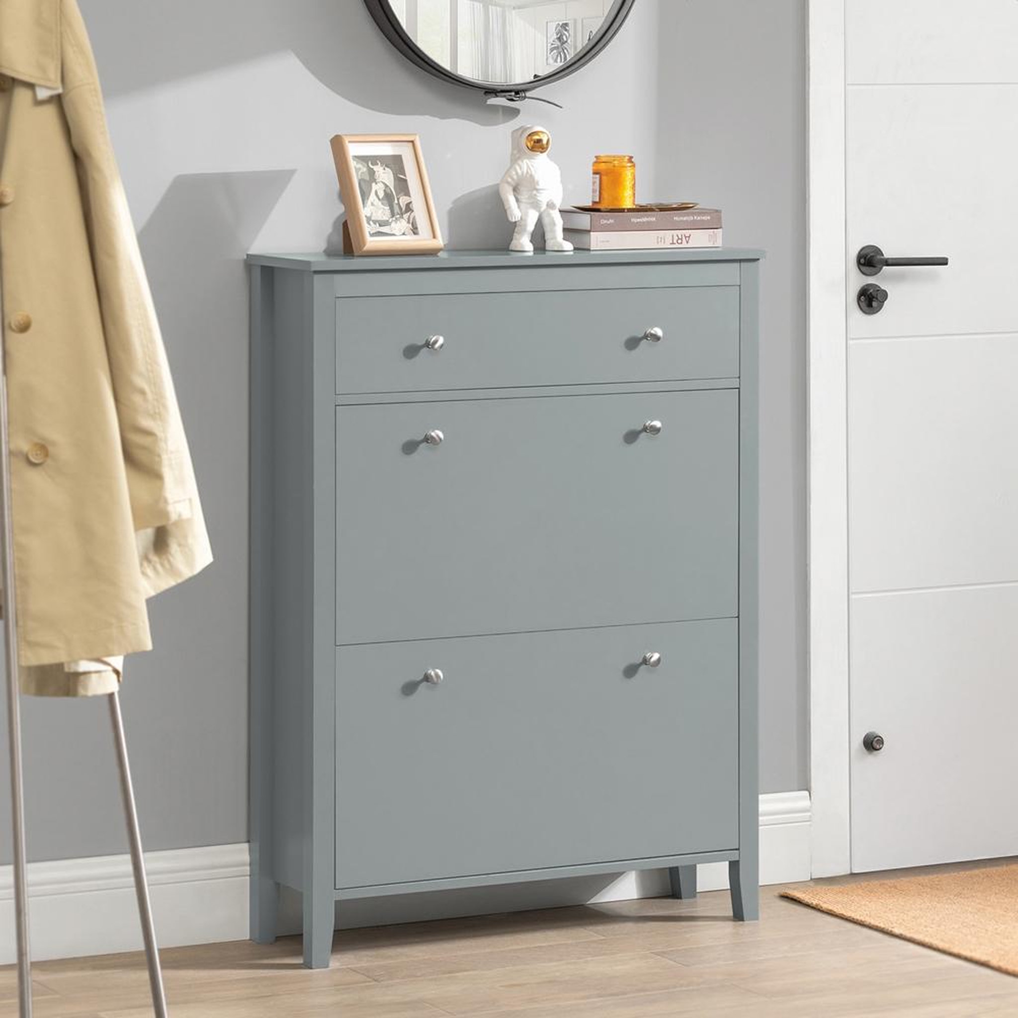 Voir la diapositive 2 : SOBUY SoBuy - Meuble À Chaussures 3 portes - Moderne - FSR89
