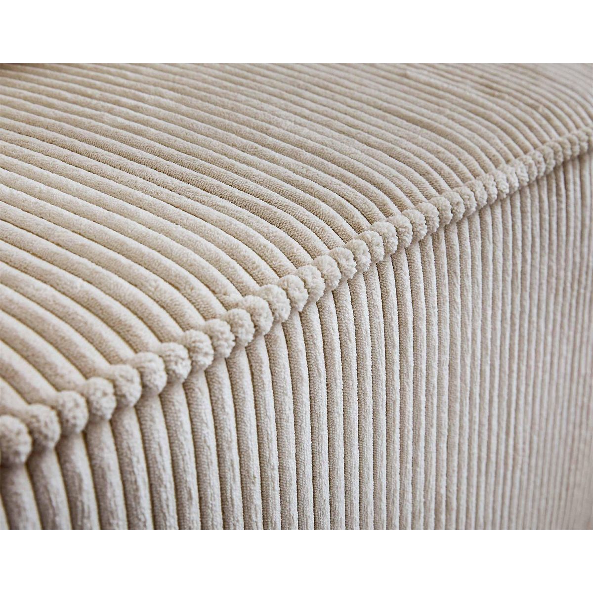 LISA DESIGN Colombine - module d'assise d'angle réversible - en velours côtelé