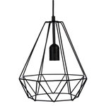 ATMOSPHERA Lampe Suspension Métal 26cm Noir