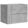Voir la diapositive 5 : VIDAXL Tables de chevet murales 2 pcs gris beton 45x30x35 cm