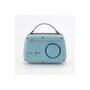 Voir la diapositive 3 : Halterrego Radio Halterrego Enceinte Radio retro RMS 5W, Bluetooth, Radio FM, lecteur USB, Aux IN, Batterie rechargeable, Bleu gris