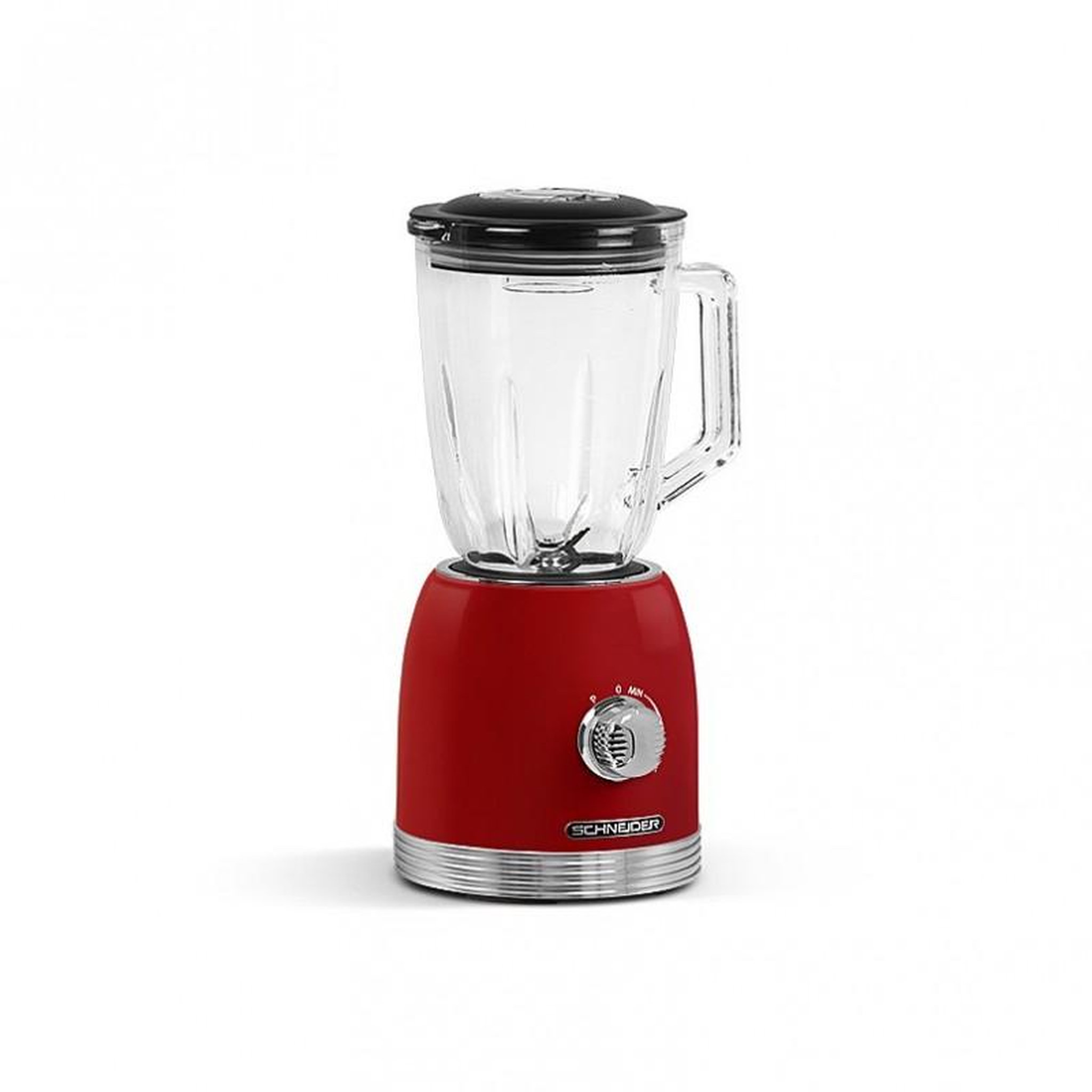 Voir la diapositive 3 : SCHNEIDER Blender vintage rouge 800 watts schneider scbl15r