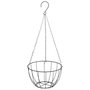 Voir la diapositive 5 : VIDAXL Supports de panier suspendu avec jardinieres 4 pcs noir acier