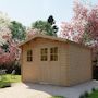 Voir la diapositive 2 : Habitat et Jardin Abri de jardin bois  Belval  - 19 m² - 28 mm