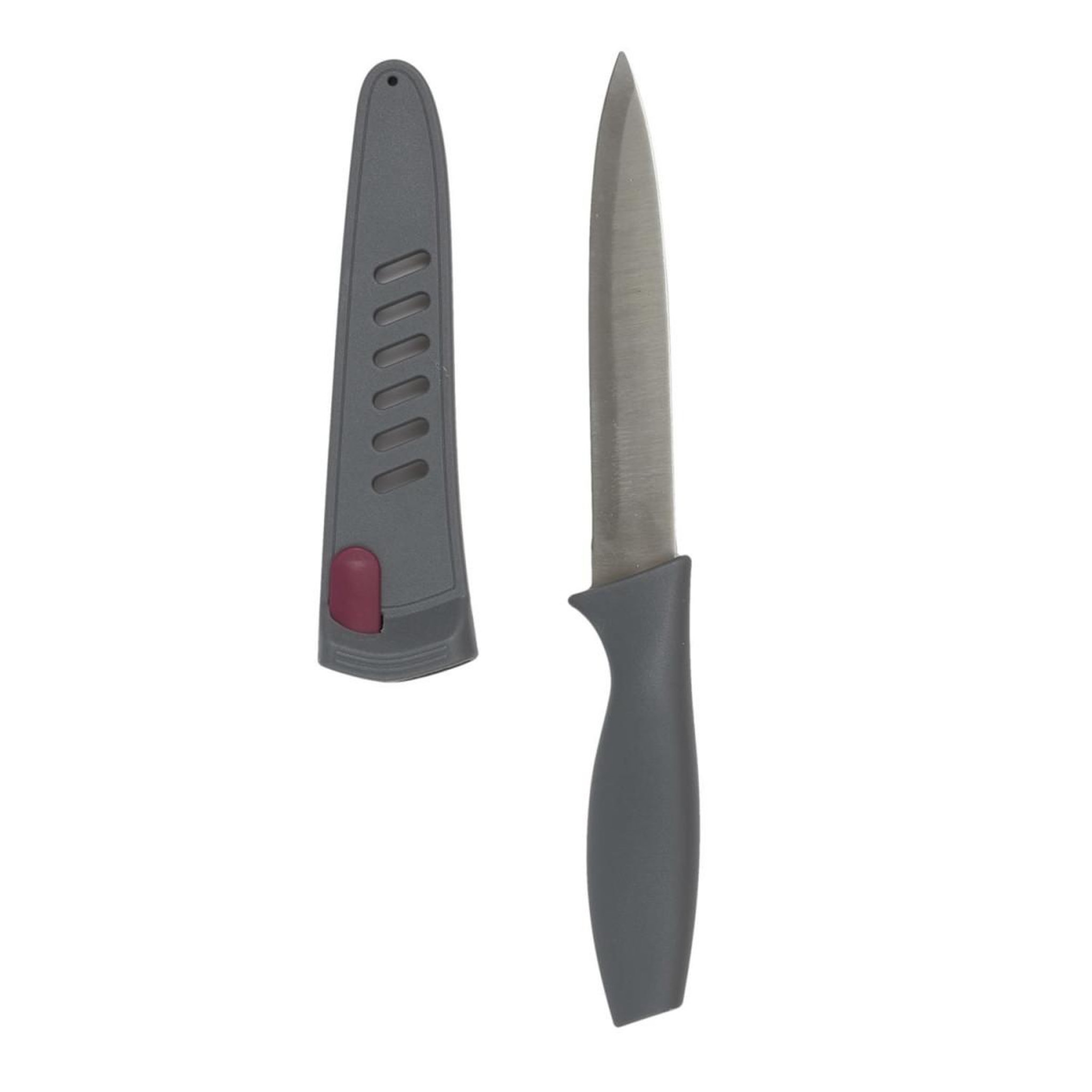 Voir la diapositive 1 : COOK CONCEPT Couteau utilitaire inox  aiguiseur  23cm gris