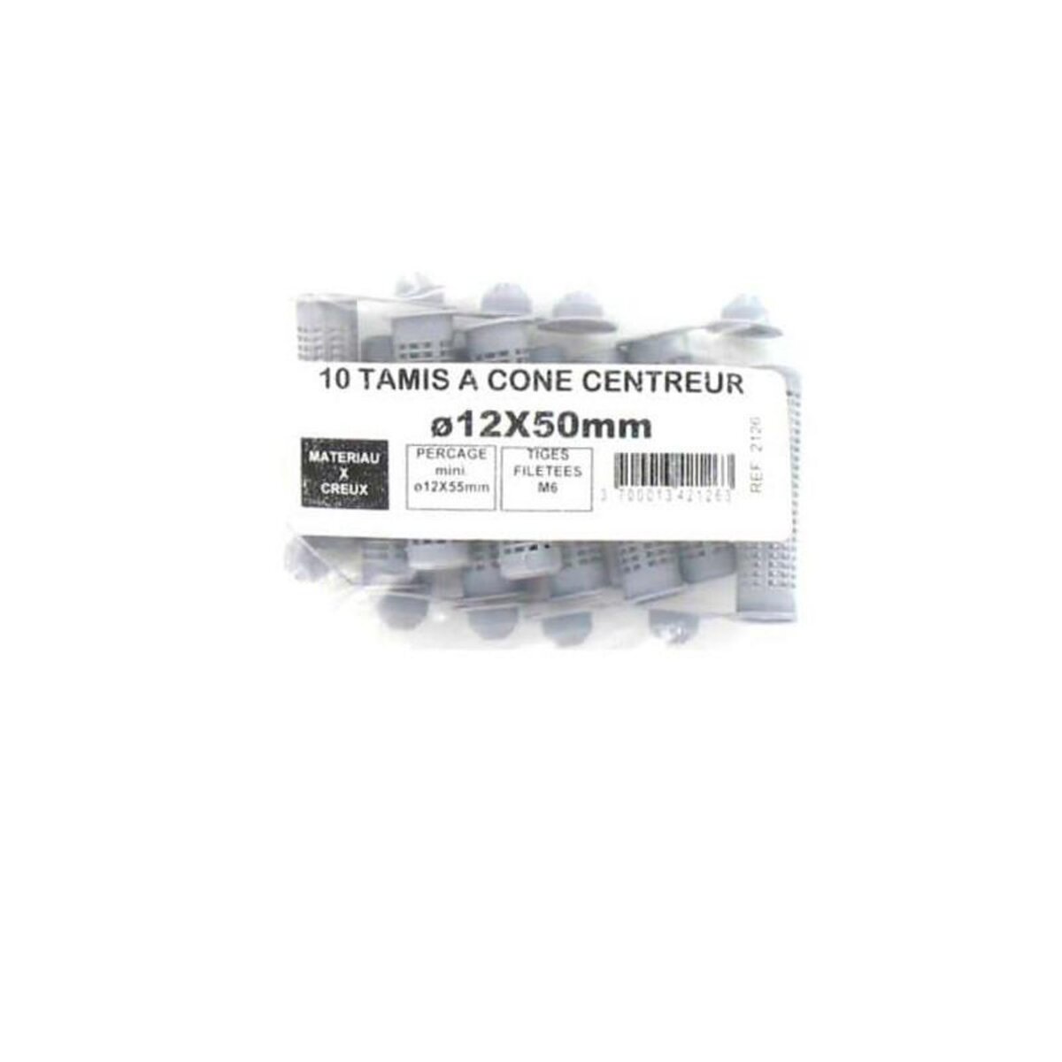 Batifix Pack de 10 Tamis à cone centreur BATIFIX diamètre 12 x 50mm
