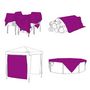 Voir la diapositive 5 : VIDAXL Couverture vegetale avec œillets 2x6 m PVC