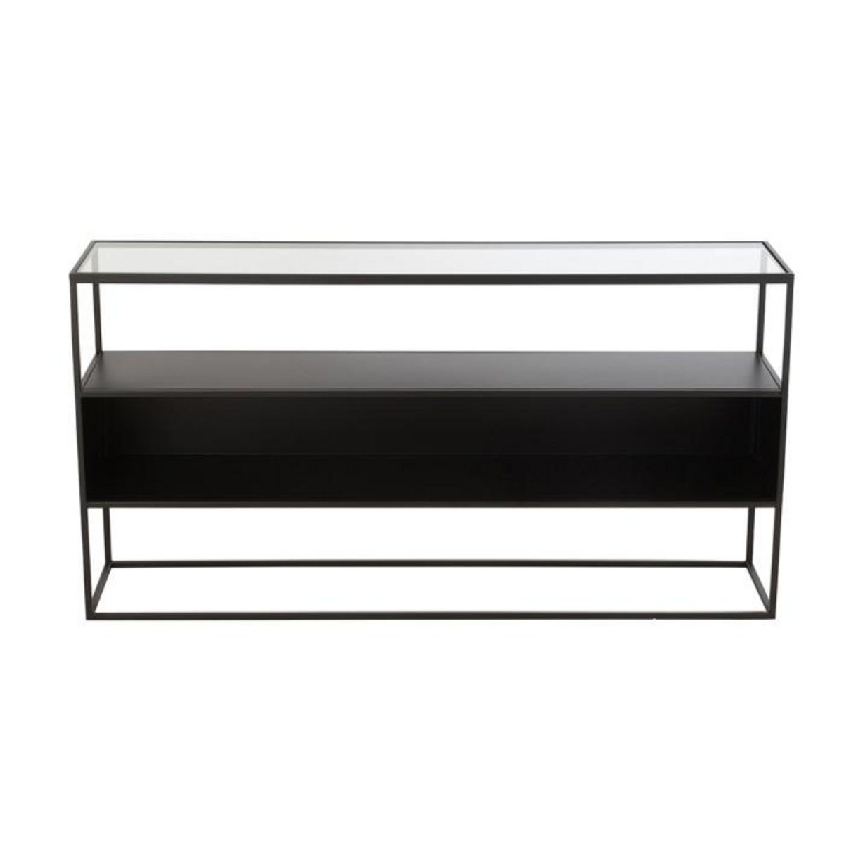 Paris Prix Console en Métal  Maryanne  140cm Noir