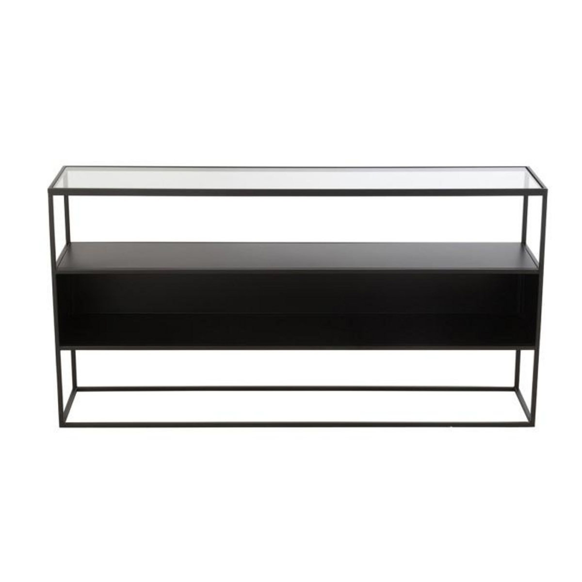 Paris Prix Console en Métal  Maryanne  140cm Noir