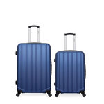 HERO HERO - Lot de 2 - Valise grand format et valise weekend HIMALAYA. Coloris disponibles : Beige, Rose, Gris, Noir, Bleu