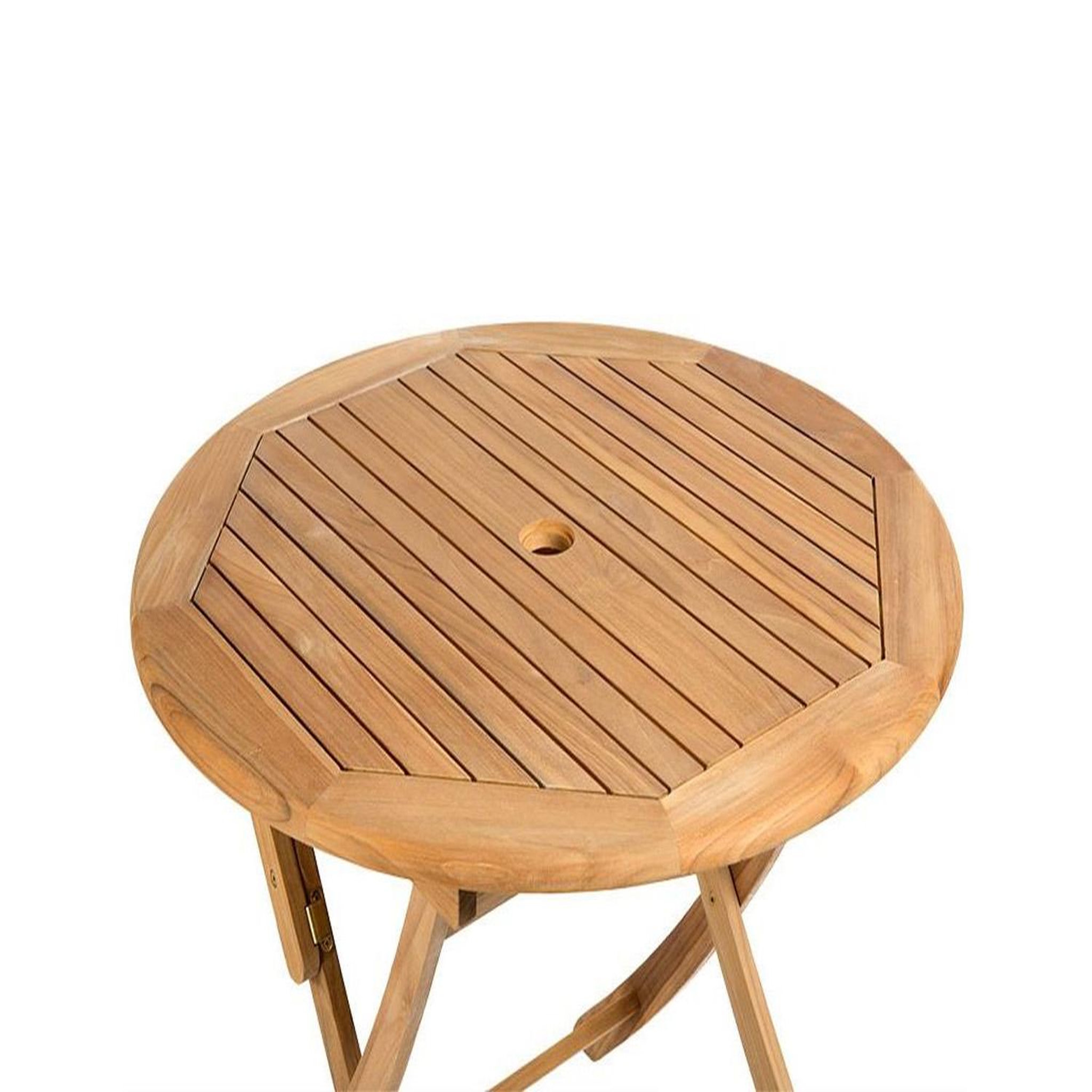 Voir la diapositive 5 : CONCEPT USINE Table ronde pliable 80cm meja