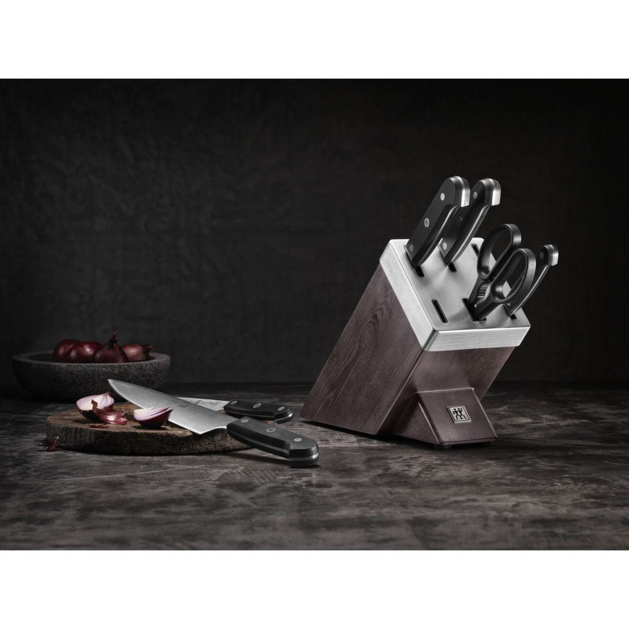 Voir la diapositive 5 : ZWILLING Bloc couteaux Gourmet Sharpblock 7 pieces