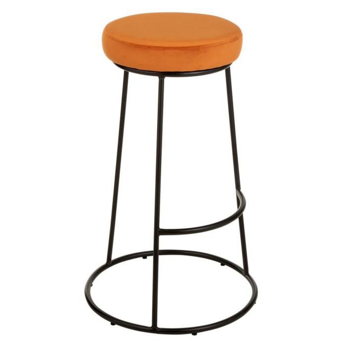 Paris Prix Galette de Chaise Ronde  Assise  34cm Orange