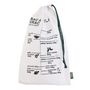 Voir la diapositive 2 : Paris Prix Sac à Vrac Gradué  Réutilisable  32cm Blanc