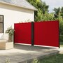 Voir la diapositive 1 : VIDAXL Auvent lateral retractable rouge 160x600 cm