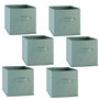 Voir la diapositive 1 : FIVE Lot de 6 boîtes de rangement en tissu MIX N' MODUL