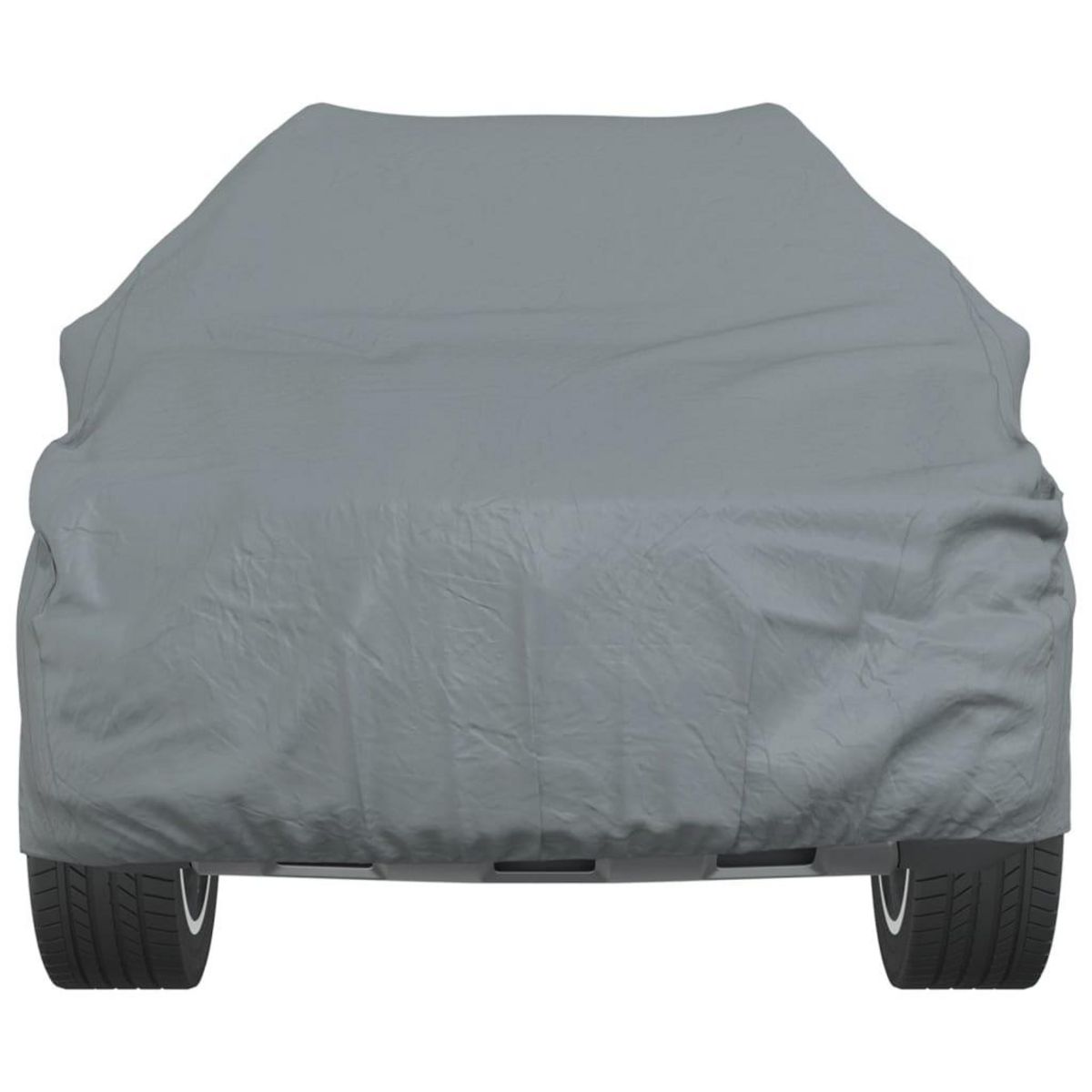 VIDAXL Housse de voiture SUV complete gris L tissu non tisse