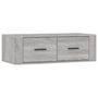 Voir la diapositive 2 : VIDAXL Armoire TV suspendue Sonoma gris 80x36x25 cm Bois d'ingenierie